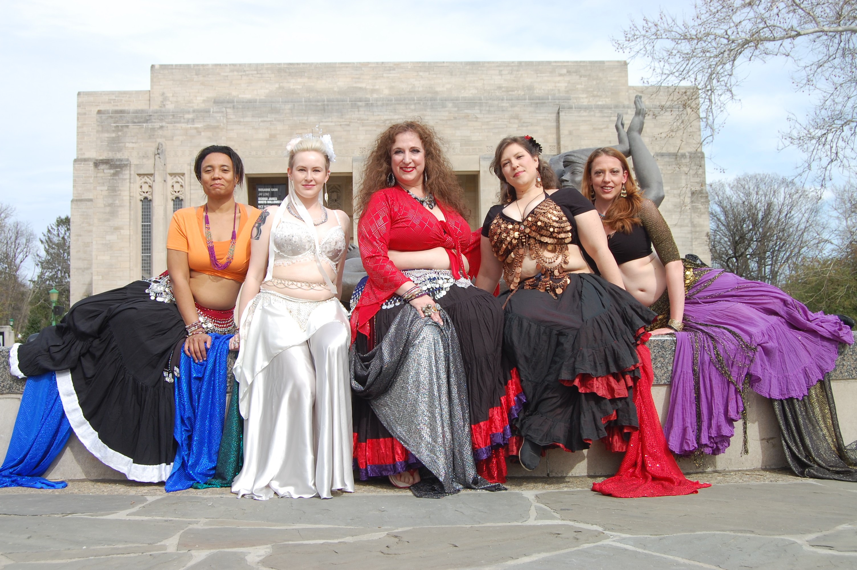 Different Drummer Belly Dancers troupe photo. 