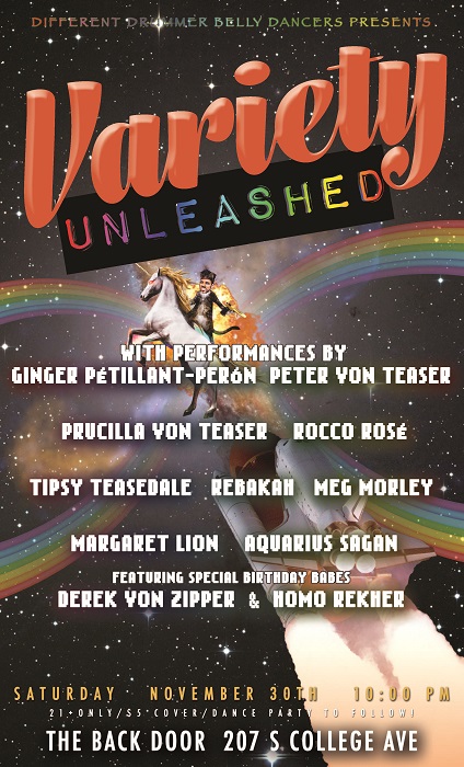 Variety Unleashed performance poster