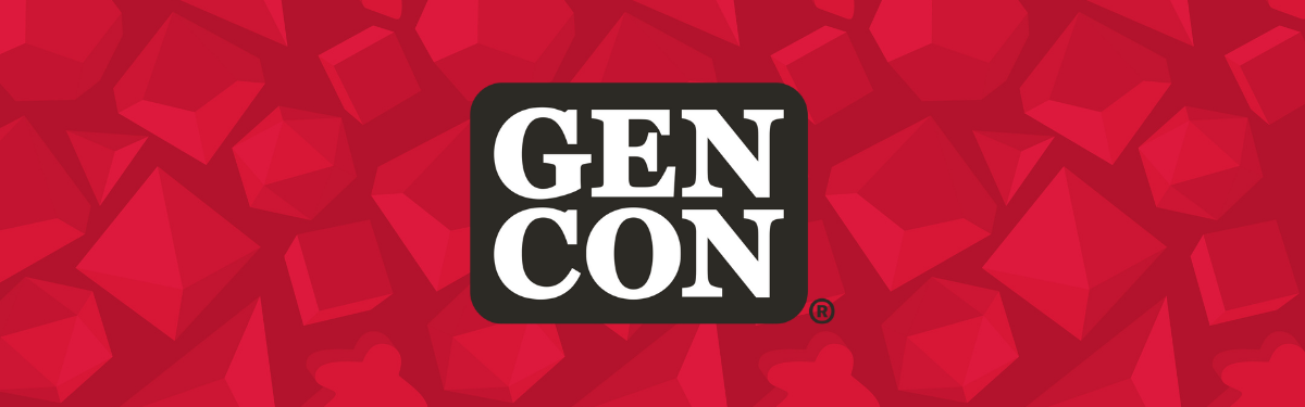 Gen Con Indy banner with link to website.