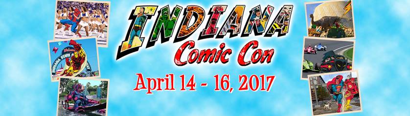 Indiana Comic Con date logo