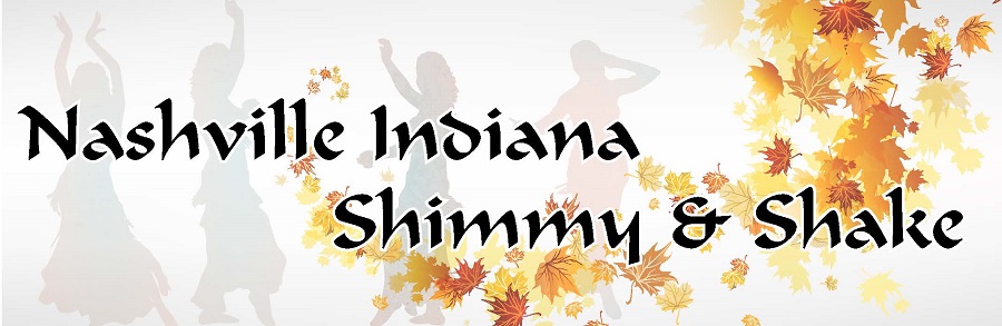 Nashville Indiana Shimmy & Shake logo, created by Michelle Hartz