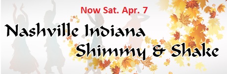 Nashville Indiana Shimmy & Shake Logo with April 7 date