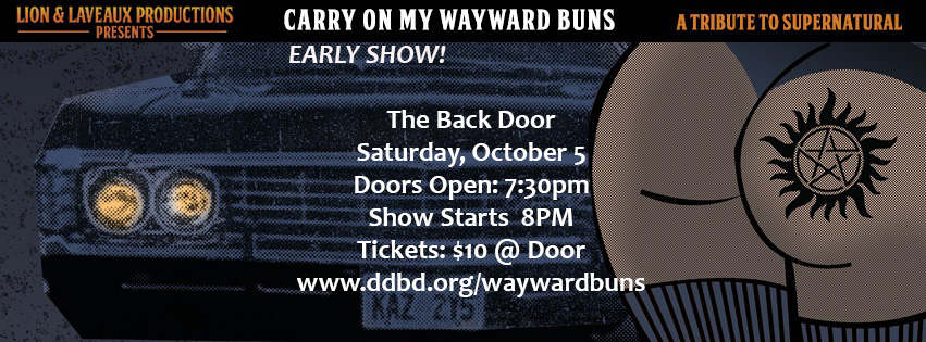 Carry On My Wayward Buns 2019 infographic. Also link to event Website